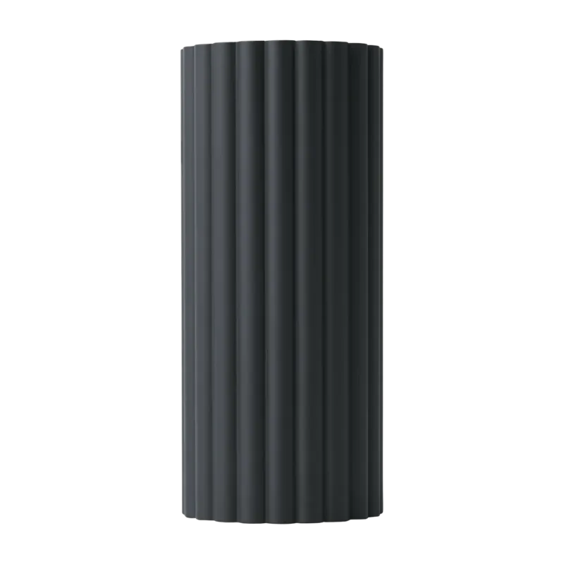 Applique murale en aluminium noir 15 cm Donna Wall - Pholc