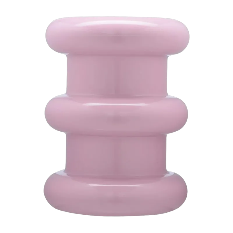 Table d'appoint rose Pilastro Sottsass - Kartell