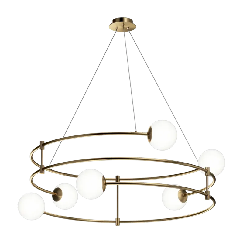 Lustre en métal doré Balance - Maytoni