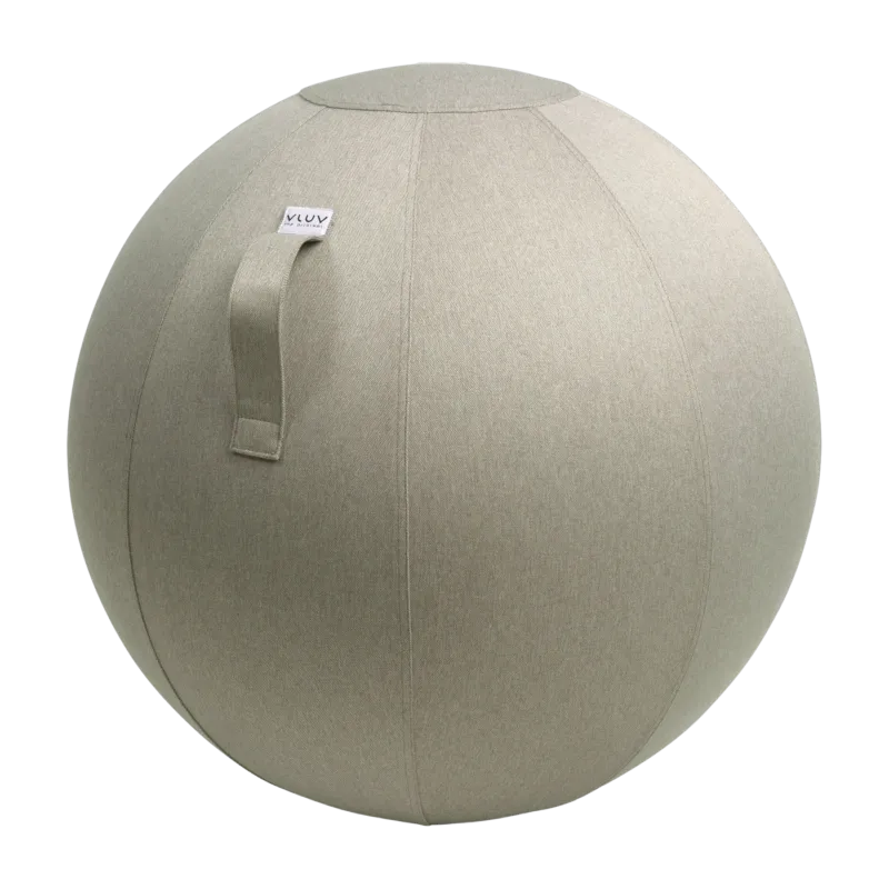 Siège ergonomique en tissu canevas pierre 70 cm LEIV - VLUV