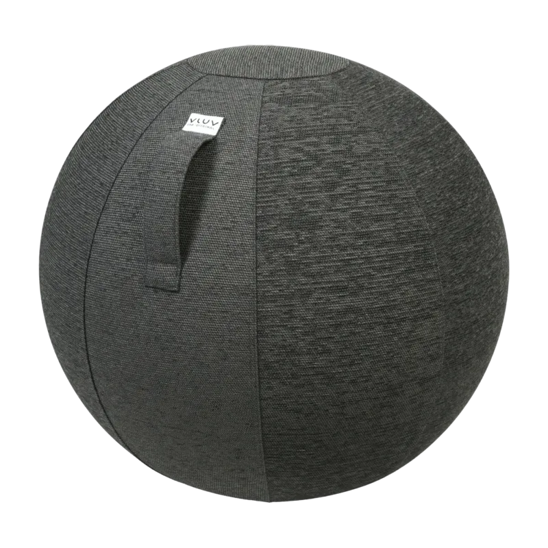 Siège ergonomique en tissu polyester anthracite 60 cm STOV - VLUV