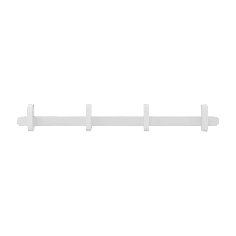 Porte-manteaux en frêne et acier blanc 81,5 x 5,3 x 10,5 cm Hoop - Normann Copenhagen