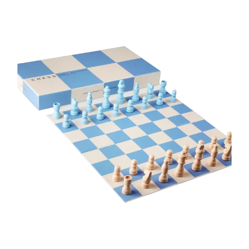 Jeu d'échecs bleu et blanc - Printworks