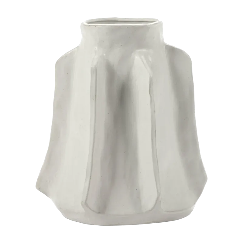 Vase en grès blanc L BILLY 01 - Serax