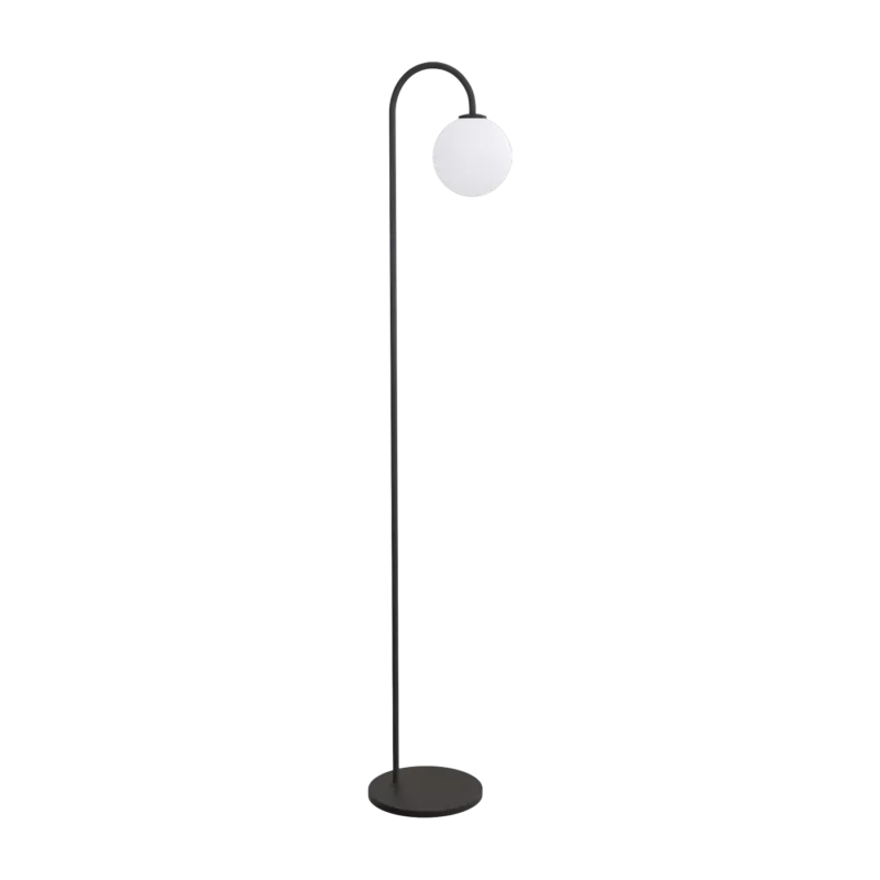 Lampadaire noir 136 cm Ballon - Herstal