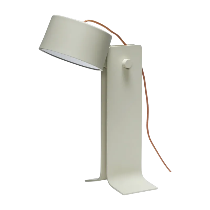 Lampe de table en aluminium beige 32 cm Crea - Hübsch