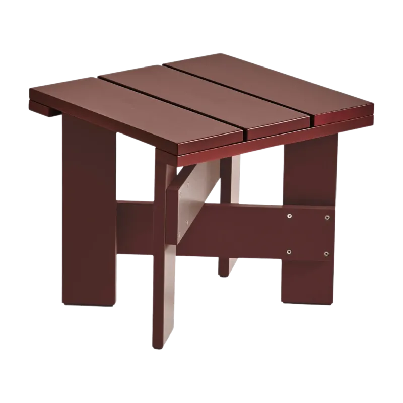Table basse d'extérieur en pin Iron red Crate - Hay
