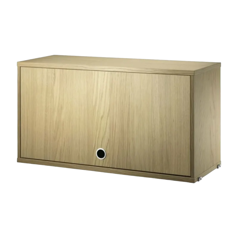 Caisson en chêne avec porte rabattable - String furniture