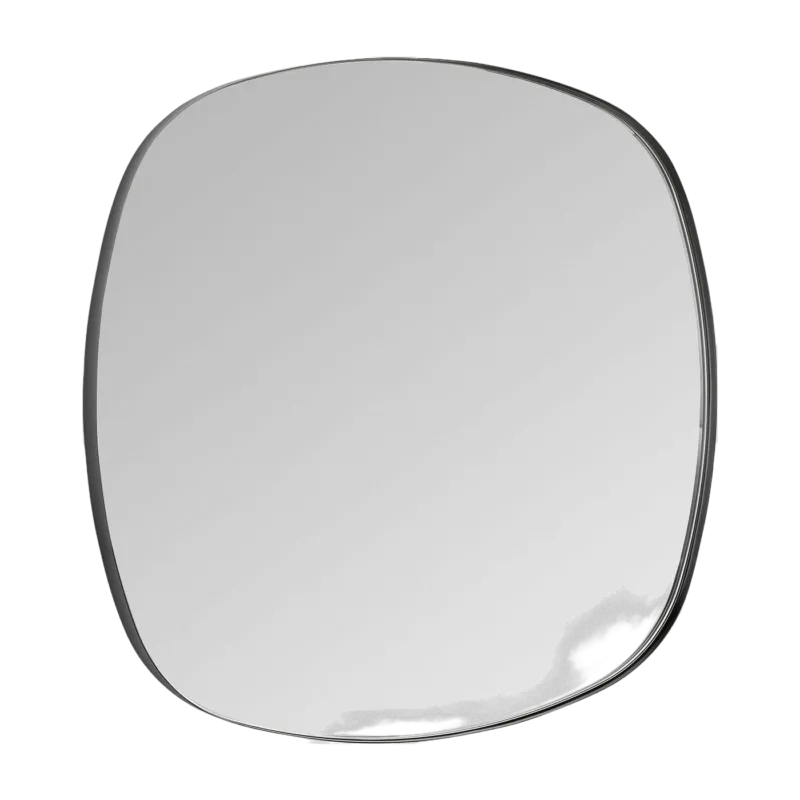 Miroir en laiton noir 50 x 50 cm Dobbles - Versmissen