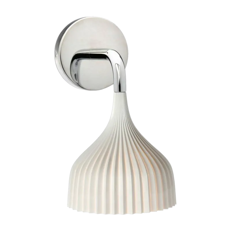 Applique blanche opaque 13,5 cm E' - Kartell