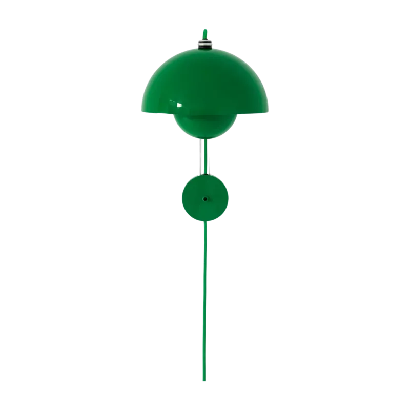 Applique murale avec prise signal green Flowerpot VP8 - &tradition