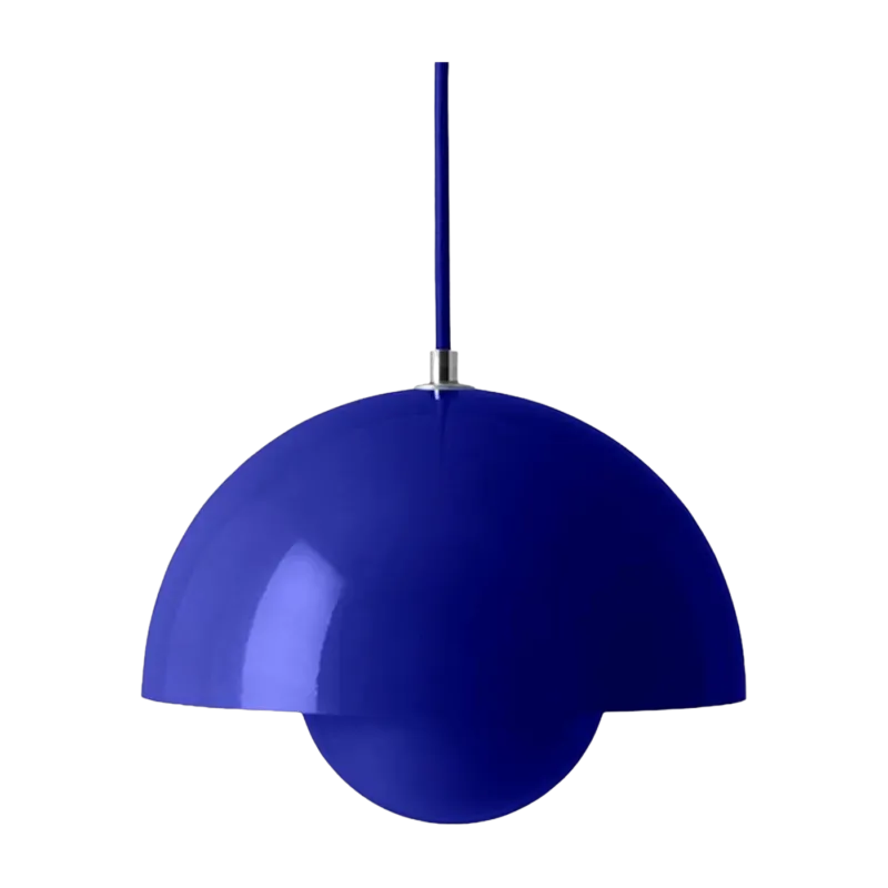 Suspension cobalt blue Flowerpot VP1 - &tradition