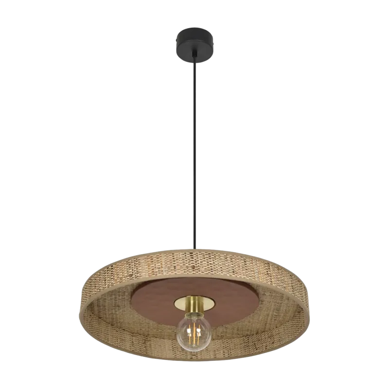 Suspension en fibres naturelles de bana terracotta 50 cm Portinatx - Market set