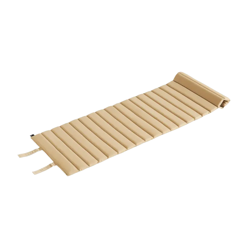 Coussin matelassé beige pour la chaise longue Crate - Hay