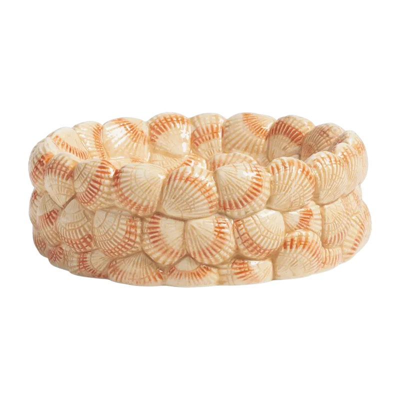 Bol en dolomite orange 16 cm Cockle - &Klevering