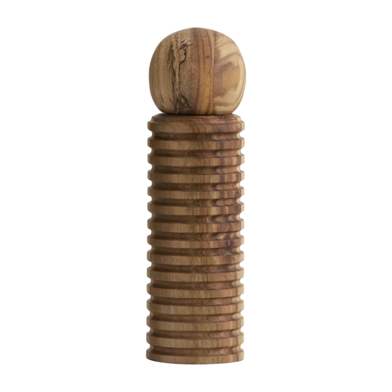 Moulin à épices en bois d'acacia marron 20 x 6 cm Ras - Nordal