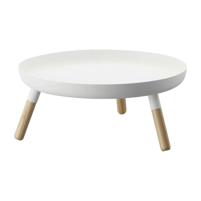 Plateau en acier avec pieds blanc Plain - Yamazaki