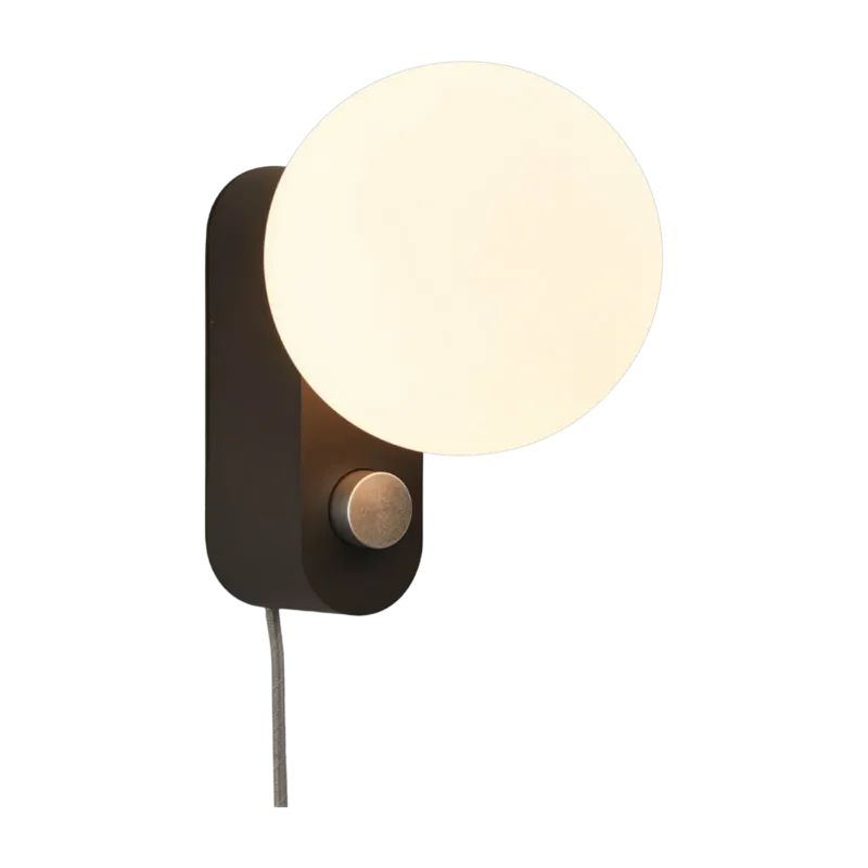 Lampe à poser en aluminium noir charbon 22 x 15 cm Alumina - Tala