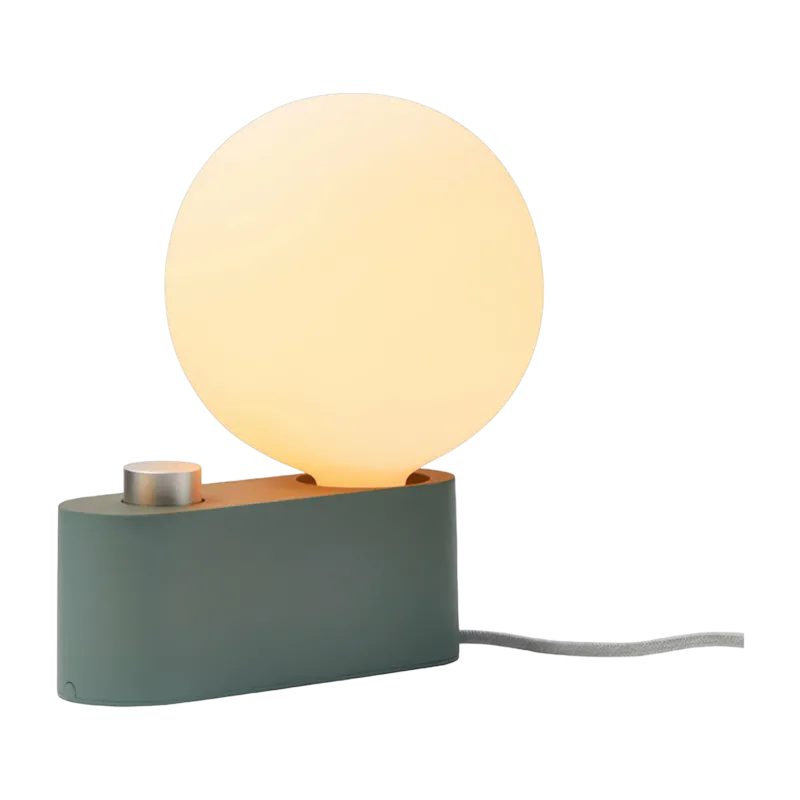 Lampe à poser en aluminium vert sauge 22 x 15 cm Alumina - Tala