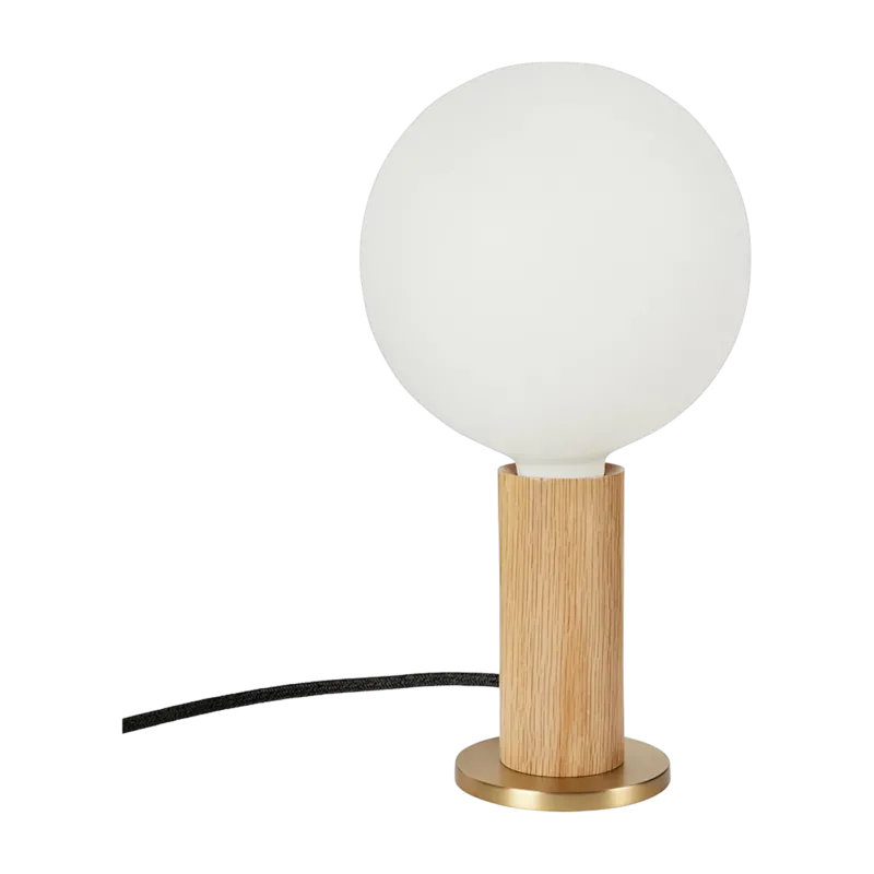 Lampe à poser en bois de chêne 15 x 28 cm Knuckle V2 - Tala