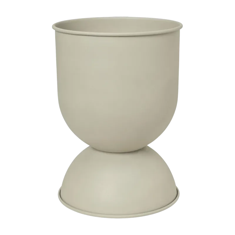 Cache-pot beige Hourglass L - Ferm Living