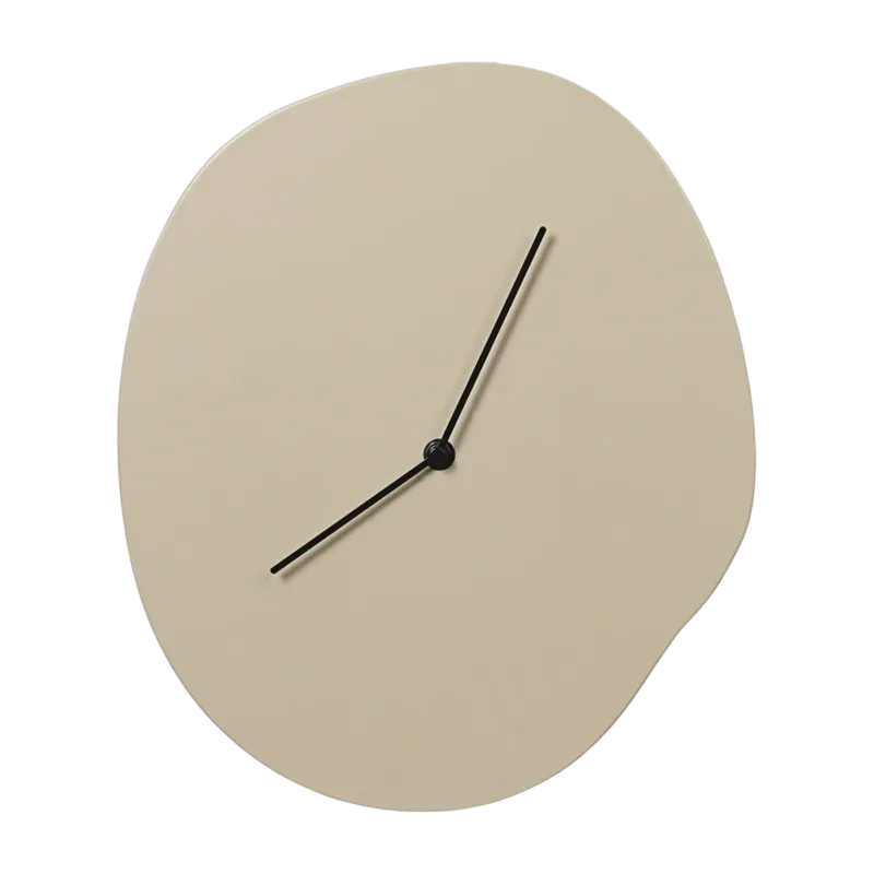 Horloge murale beige 28 x 33 cm Melt - Ferm Living
