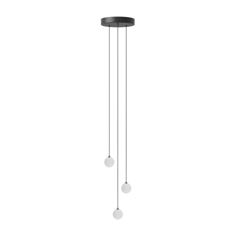 Câble de suspension à 3 douilles 20 x 300 cm sans ampoules Rosette - Umage