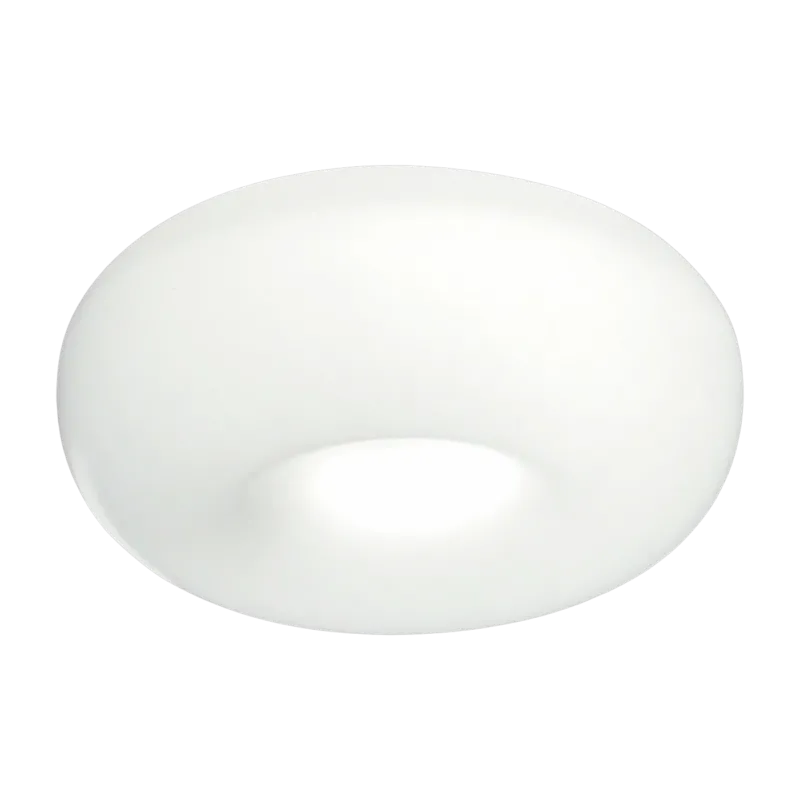 Plafonnier en aluminium blanc 45 x 16 cm Pouff - Martinelli Luce