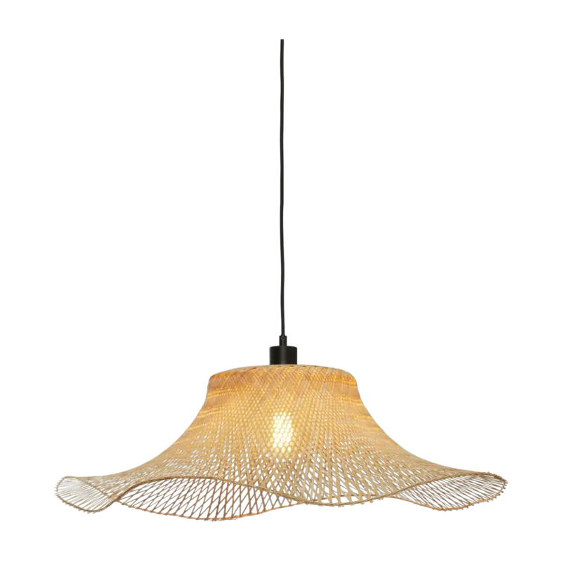 Suspension ondulée en bambou naturel 65x20 cm Ibiza - Good & Mojo