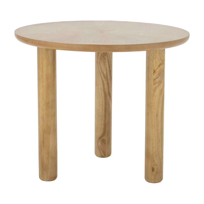 Table basse 60 cm en bois d'hévéa nature Noma - Bloomingville