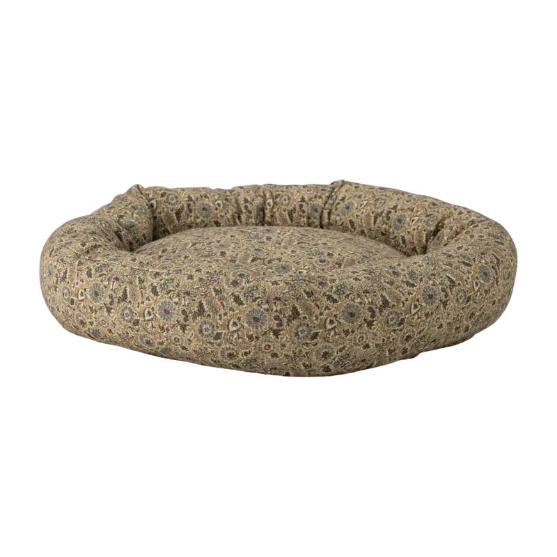 Coussin pour chien rond en coton marron 60cm Vittoria - Bloomingville