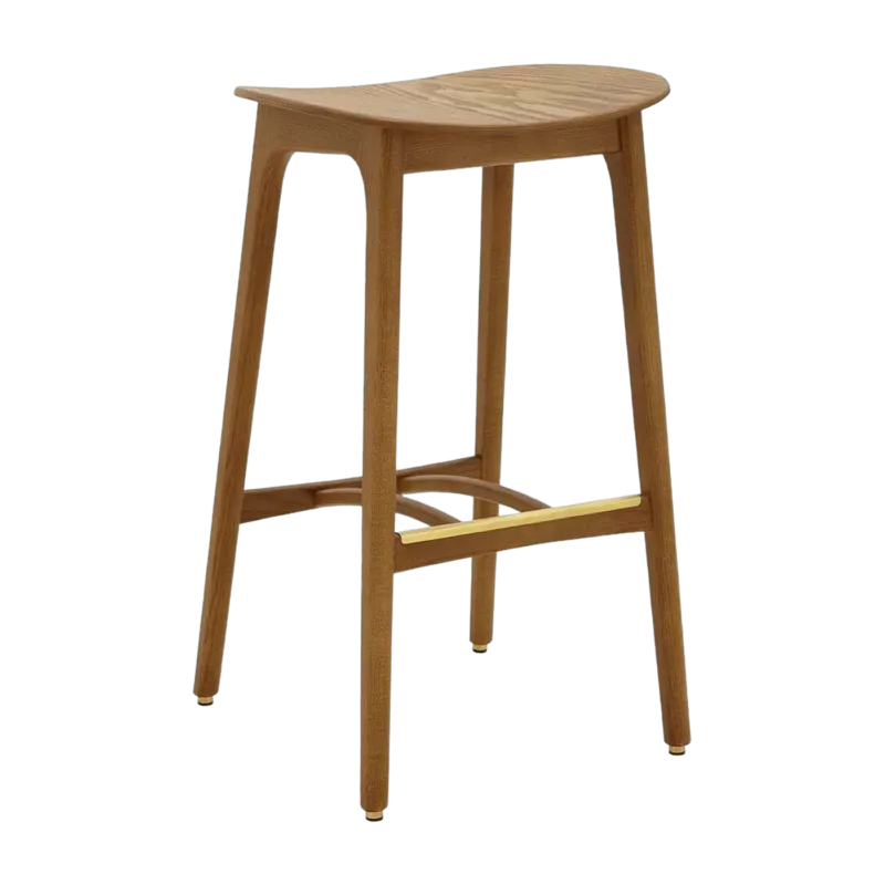 Tabouret de bar en frêne 65 cm Timber - 366 Concept