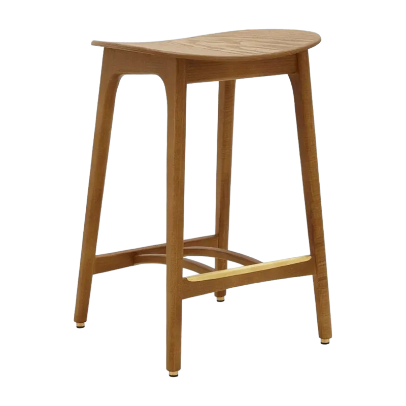 Tabouret de bar en frêne 75 cm Timber - 366 Concept