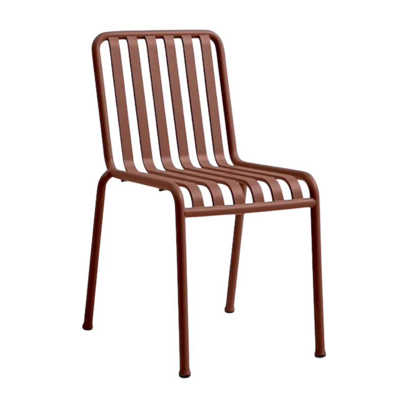 Chaise de jardin en métal rouge Palissade - HAY