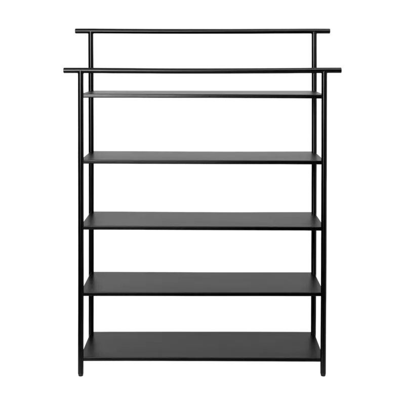 Meuble à chaussures en fer noir 105,8 x 82 cm Dora - Ferm living