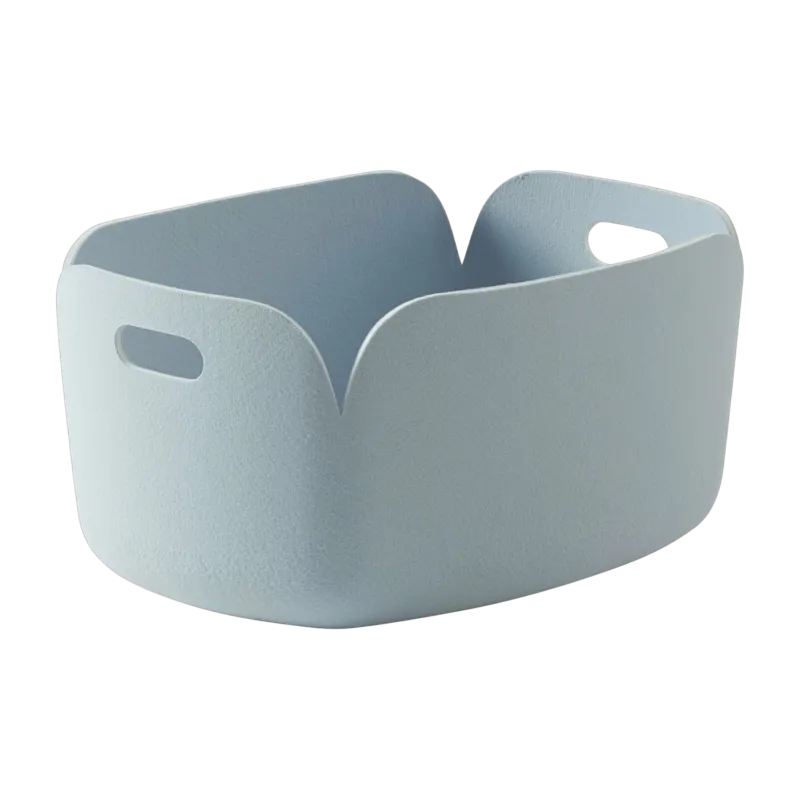 Panier rectangulaire bleu clair Restore - Muuto