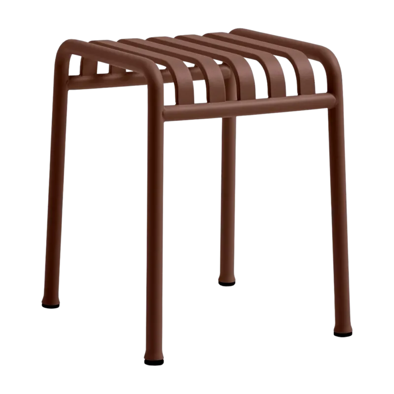 Tabouret en métal rouge Palissade - HAY