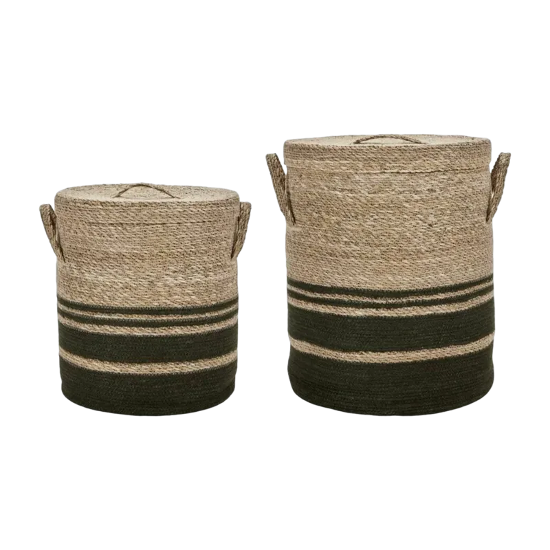 Panier Avec Couvercle Hdlaundry Armée - House Doctor