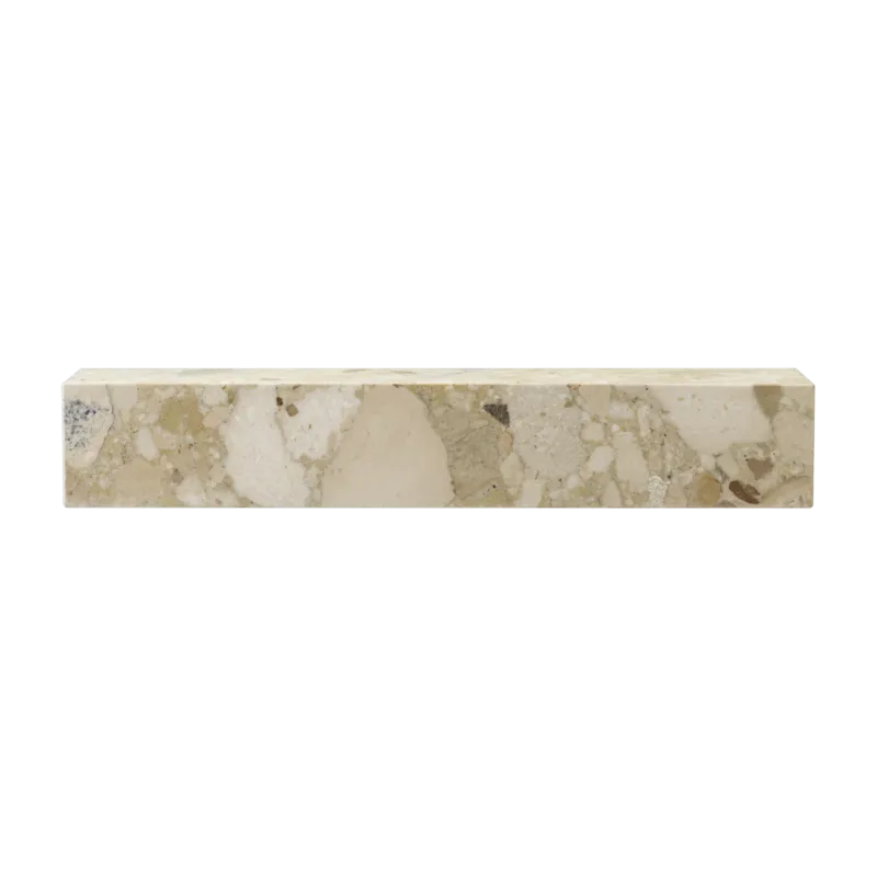 Etagère murale en marbre kunis breccia 60 x 10 cm Plinth - Audo