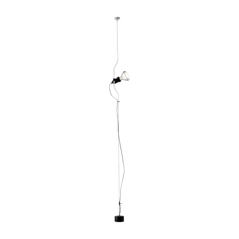 Lampadaire design blanc Parentesi - Flos