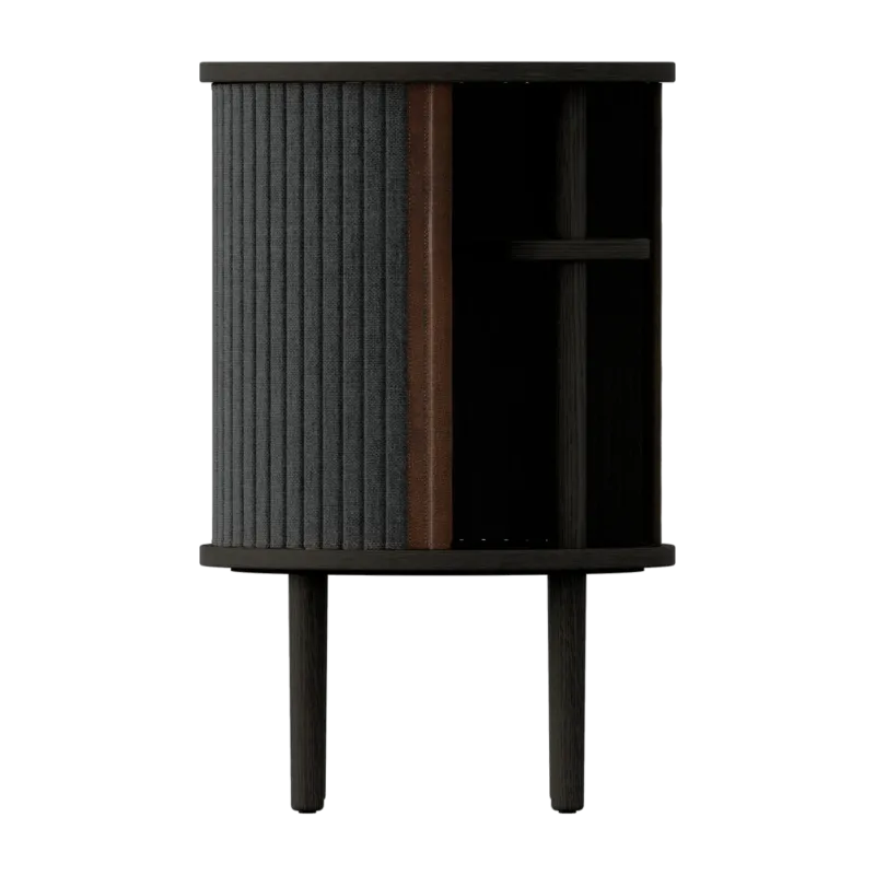 Table d'appoint en chêne noir 59,3 x 38 cm Audacious - UMAGE