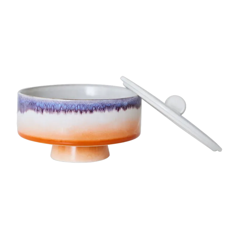 Bol à bonbons en céramique mauve Vaisselle 70's - HKliving
