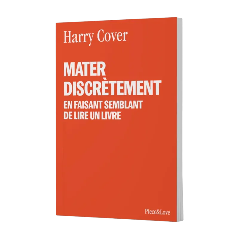 Carnet en papier recyclé Mater discrètement en faisant semblant de lire un livre - Piece & Love