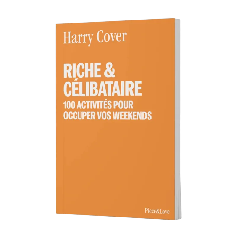Carnet en papier recyclé Riche & célibataire: 100 activités pour occuper vos week-end - Piece & Love