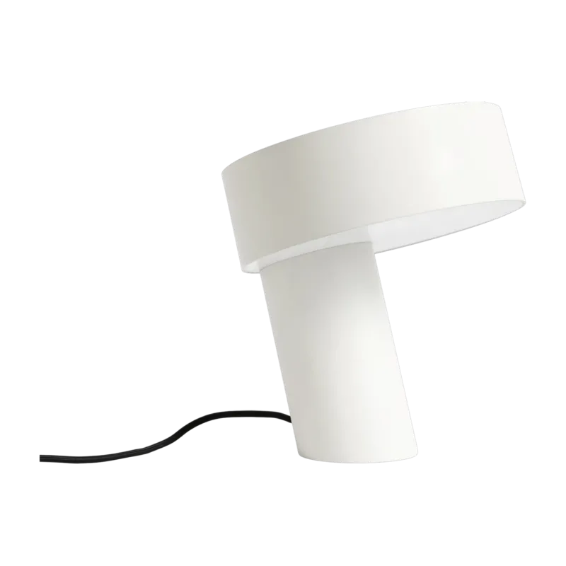 Lampe de table en aluminium blanc Slant - Hay