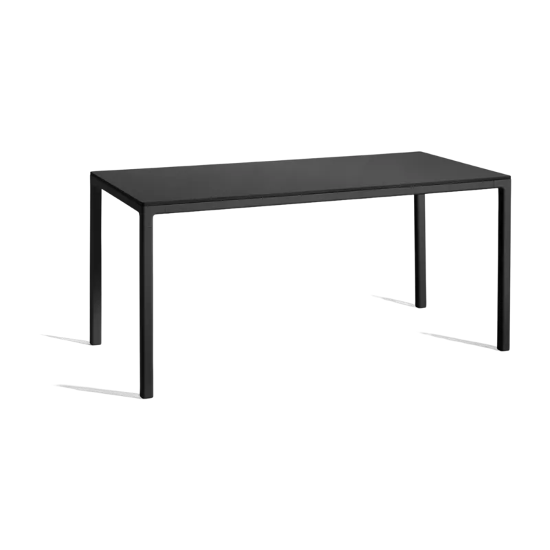 Table à manger cadre en aluminium noir 160 x 80 cm T12 - HAY