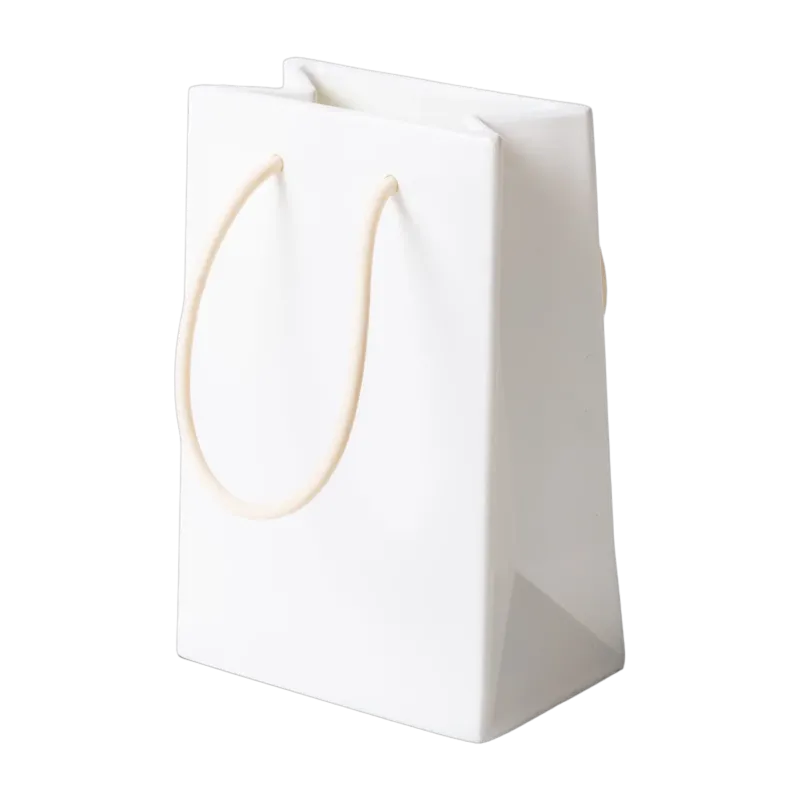 Lampe sans fil rechargeable en résine blanc 12 x 7,5 cm Daily Shopper - Seletti