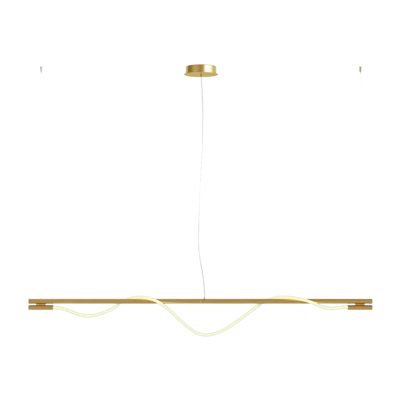 Suspension en aluminium doré Tau - Maytoni