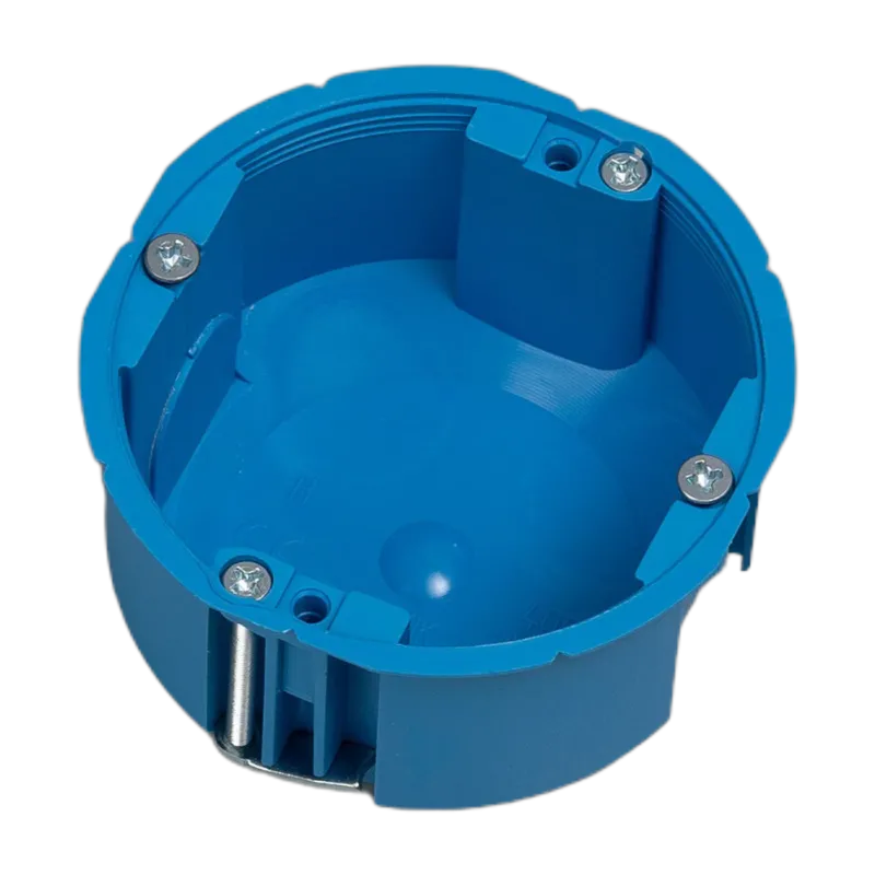 Boîtier d'encastrement standard prise 1G plastique bleu 6,8 cm - Buster+Punch