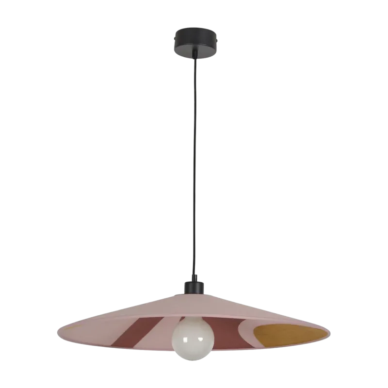 Suspension en tissu seventies rose 60 cm Sonia laudet - Market set